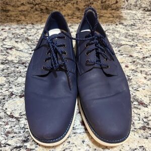 Cole Haan Original Grand Plain Toe Oxford Blazer Blue Leather 11M